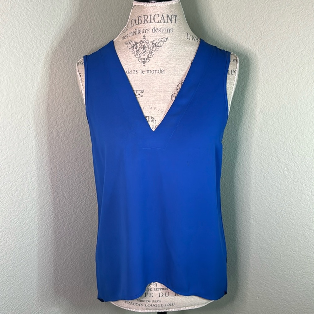 Express Chiffon Cobalt Blue Blouse